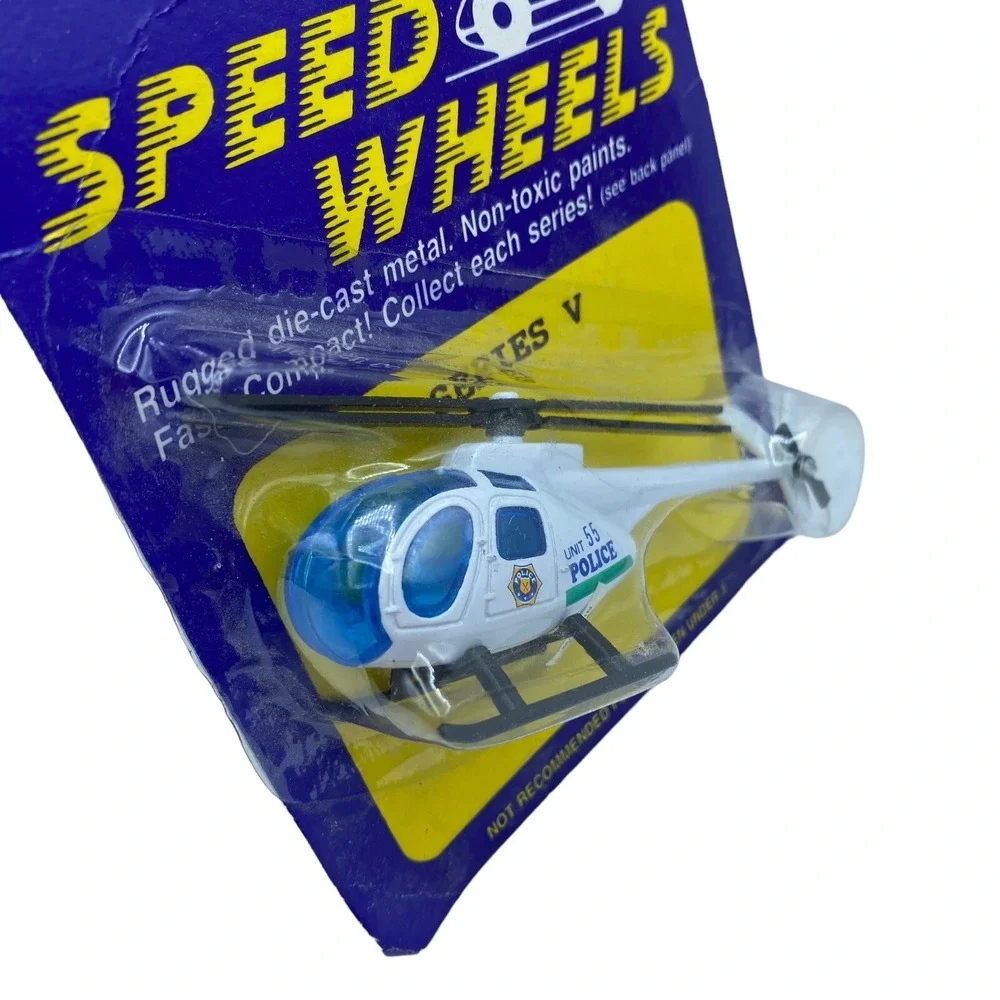 VTG Speed Wheels Toy Cars Lot of 3 Rare Helicopter - Series V - Diecast Toys NEW